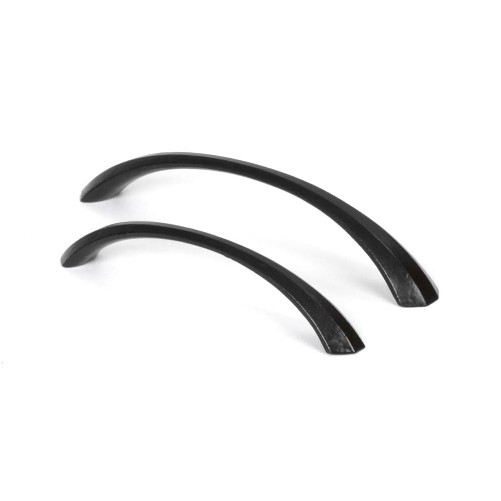 From The Anvil Cabinet Hardware Black / Cabinet Pull Handles From The Anvil - Black 7" Shell Pull Handle