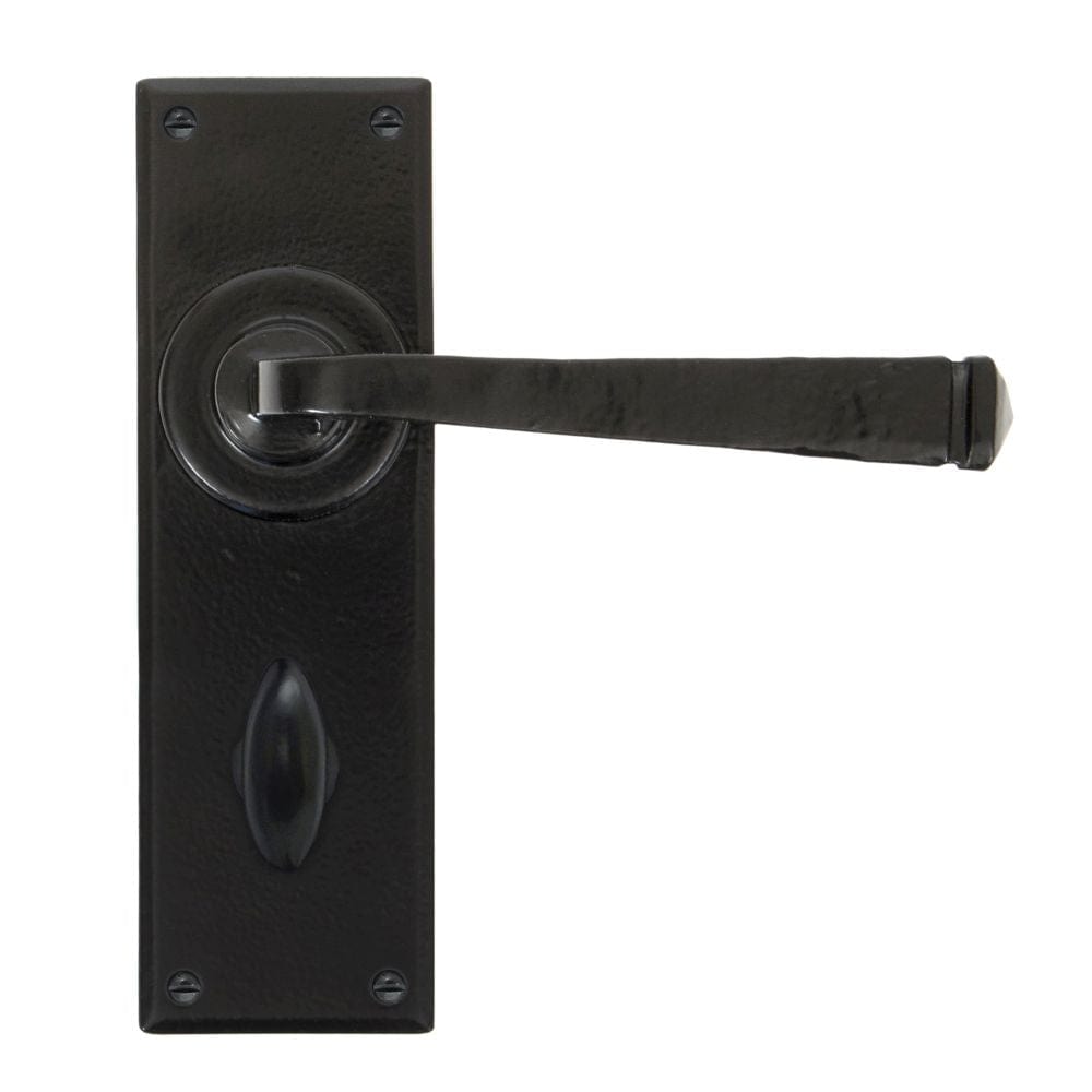 From The Anvil Door Furniture Black / Bathroom Lock Handles From The Anvil - Black Avon Lever Bathroom Set