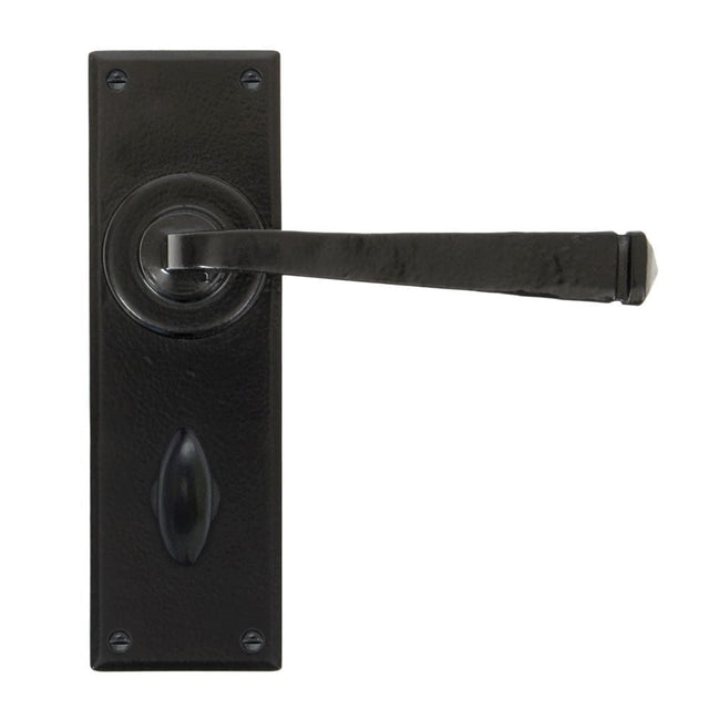 From The Anvil Door Furniture Black / Bathroom Lock Handles From The Anvil - Black Avon Lever Bathroom Set