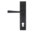 From The Anvil Door Furniture Black / Multi Point Lock Set / 92mm c/c From The Anvil - Black Avon Lever Espag. Lock Set
