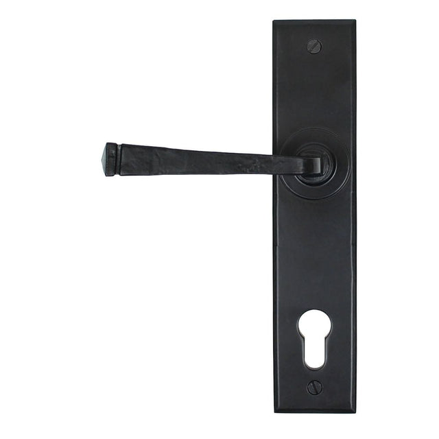 From The Anvil Door Furniture Black / Multi Point Lock Set / 92mm c/c From The Anvil - Black Avon Lever Espag. Lock Set