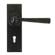 From The Anvil Door Furniture Black / Std. Lock Handles From The Anvil - Black Avon Lever Lock Set