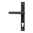 From The Anvil Door Furniture Black / Multi Point Lock Set / 92mm c/c From The Anvil - Black Brompton Slimline Lever Espag. Lock Set