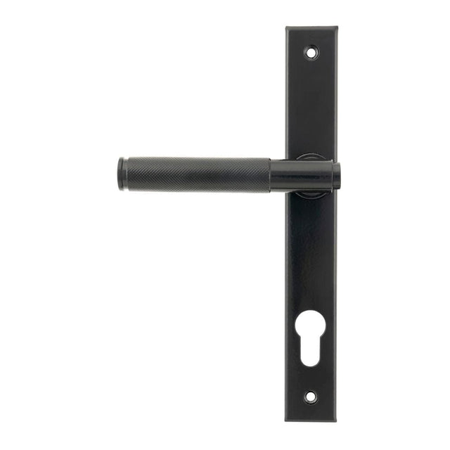 From The Anvil Door Furniture Black / Multi Point Lock Set / 92mm c/c From The Anvil - Black Brompton Slimline Lever Espag. Lock Set