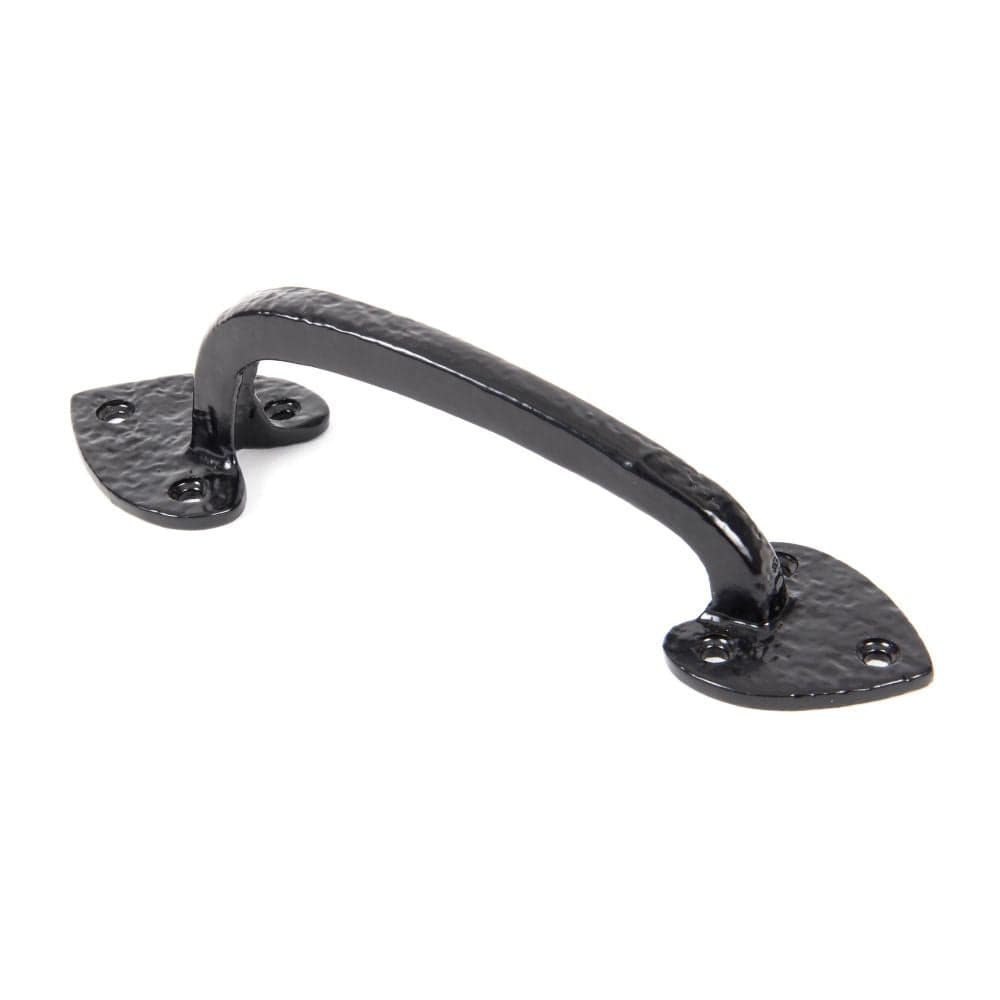 From The Anvil Cabinet Hardware Black / Cabinet Pull Handles From The Anvil - Black Cast 8" Gothic Pull Handle