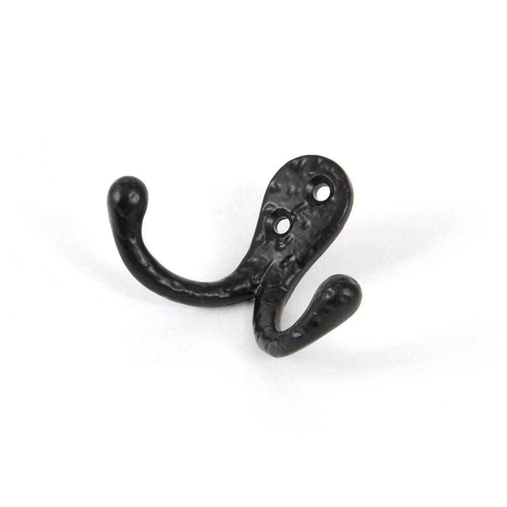 From The Anvil Accessories Black / Double Coat Hooks From The Anvil - Black Celtic Double Robe Hooks