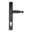 From The Anvil Door Furniture Black / Multi Point Lock Set / 92mm c/c From The Anvil - Black Cottage Slimline Lever Espag. Lock Set