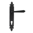From The Anvil Door Furniture Black / Multi Point Lock Set / 92mm c/c From The Anvil - Black Cromwell Lever Espag. Lock Set
