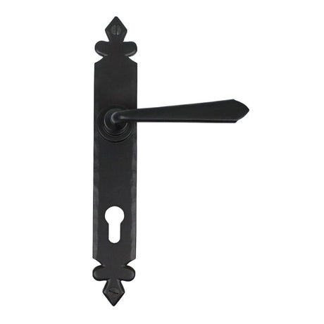 From The Anvil Door Furniture Black / Multi Point Lock Set / 92mm c/c From The Anvil - Black Cromwell Lever Espag. Lock Set