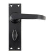 From The Anvil Door Furniture Black / Bathroom Lock Handles From The Anvil - Black Deluxe Lever Bathroom Set