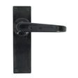 From The Anvil Door Furniture Black / Latch Handles From The Anvil - Black Deluxe Lever Latch Set
