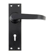 From The Anvil Door Furniture Black / Std. Lock Handles From The Anvil - Black Deluxe Lever Lock Set