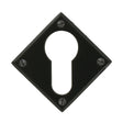 From The Anvil Door Furniture Black / Euro Profile Escutcheons From The Anvil - Black Diamond Euro Escutcheon