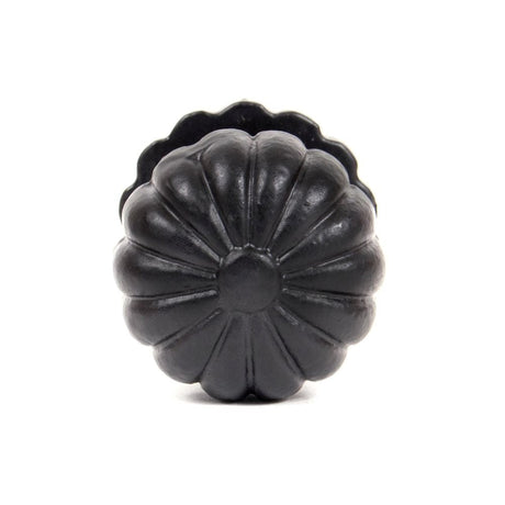 From The Anvil Cabinet Hardware Black / Cabinet Knobs / Large From The Anvil - Black Flower Cabinet Knob - Large