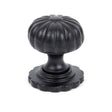 From The Anvil Cabinet Hardware Black / Cabinet Knobs / Small From The Anvil - Black Flower Cabinet Knob - Small