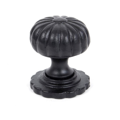 From The Anvil Cabinet Hardware Black / Cabinet Knobs / Small From The Anvil - Black Flower Cabinet Knob - Small
