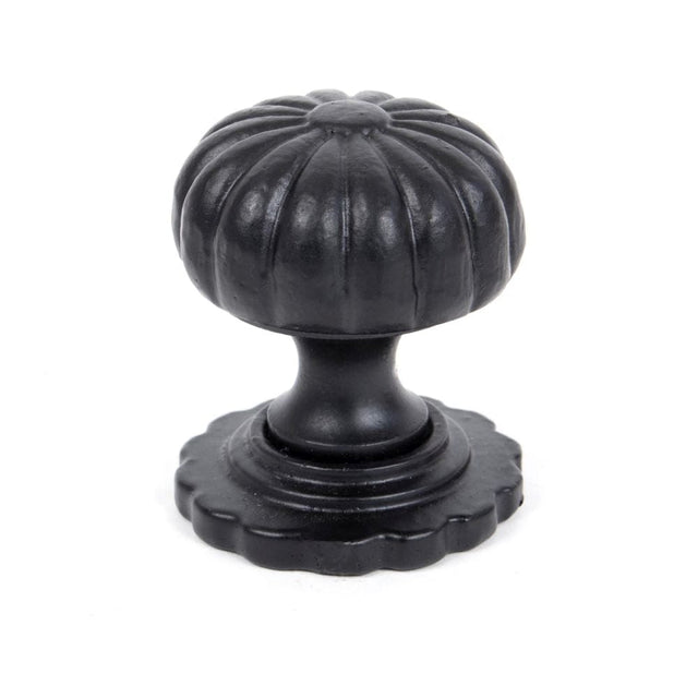 From The Anvil Cabinet Hardware Black / Cabinet Knobs / Small From The Anvil - Black Flower Cabinet Knob - Small
