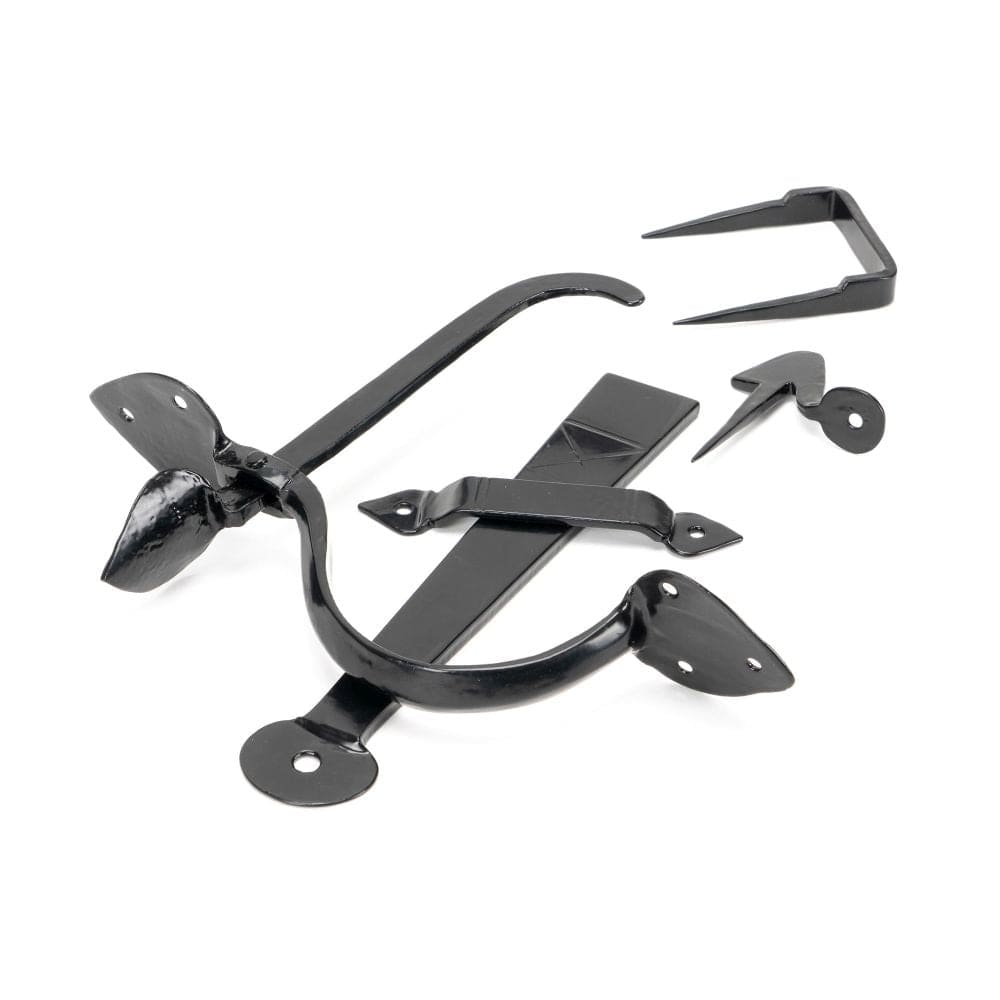 From The Anvil Door Furniture Black / Thumb Latch From The Anvil - Black Gothic Thumblatch - XL