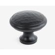 From The Anvil Cabinet Hardware Black / Cabinet Knobs / Large From The Anvil - Black Hammered Cabinet Knob - Large