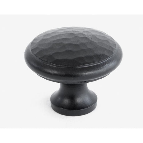 From The Anvil Cabinet Hardware Black / Cabinet Knobs / Large From The Anvil - Black Hammered Cabinet Knob - Large