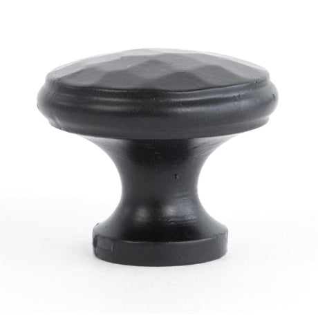 From The Anvil Cabinet Hardware Black / Cabinet Knobs / Medium From The Anvil - Black Hammered Cabinet Knob - Medium