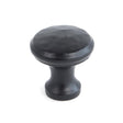 From The Anvil Cabinet Hardware Black / Cabinet Knobs / Small From The Anvil - Black Hammered Cabinet Knob - Small