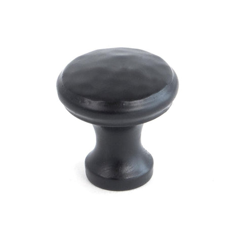 From The Anvil Cabinet Hardware Black / Cabinet Knobs / Small From The Anvil - Black Hammered Cabinet Knob - Small