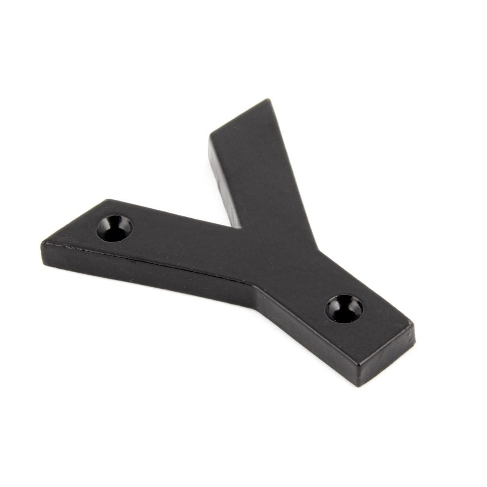 From The Anvil Door Furniture Black / Letters / Y From The Anvil - Black Letter Y