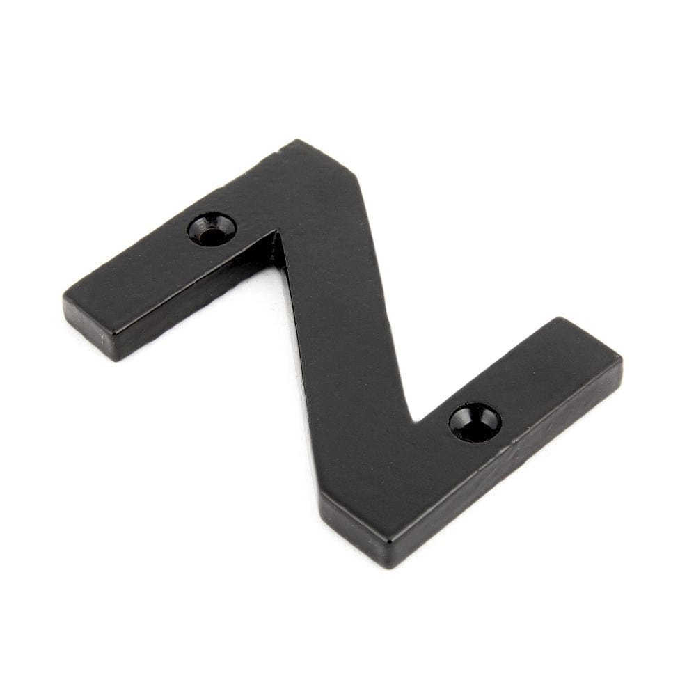 From The Anvil Door Furniture Black / Letters / Z From The Anvil - Black Letter Z