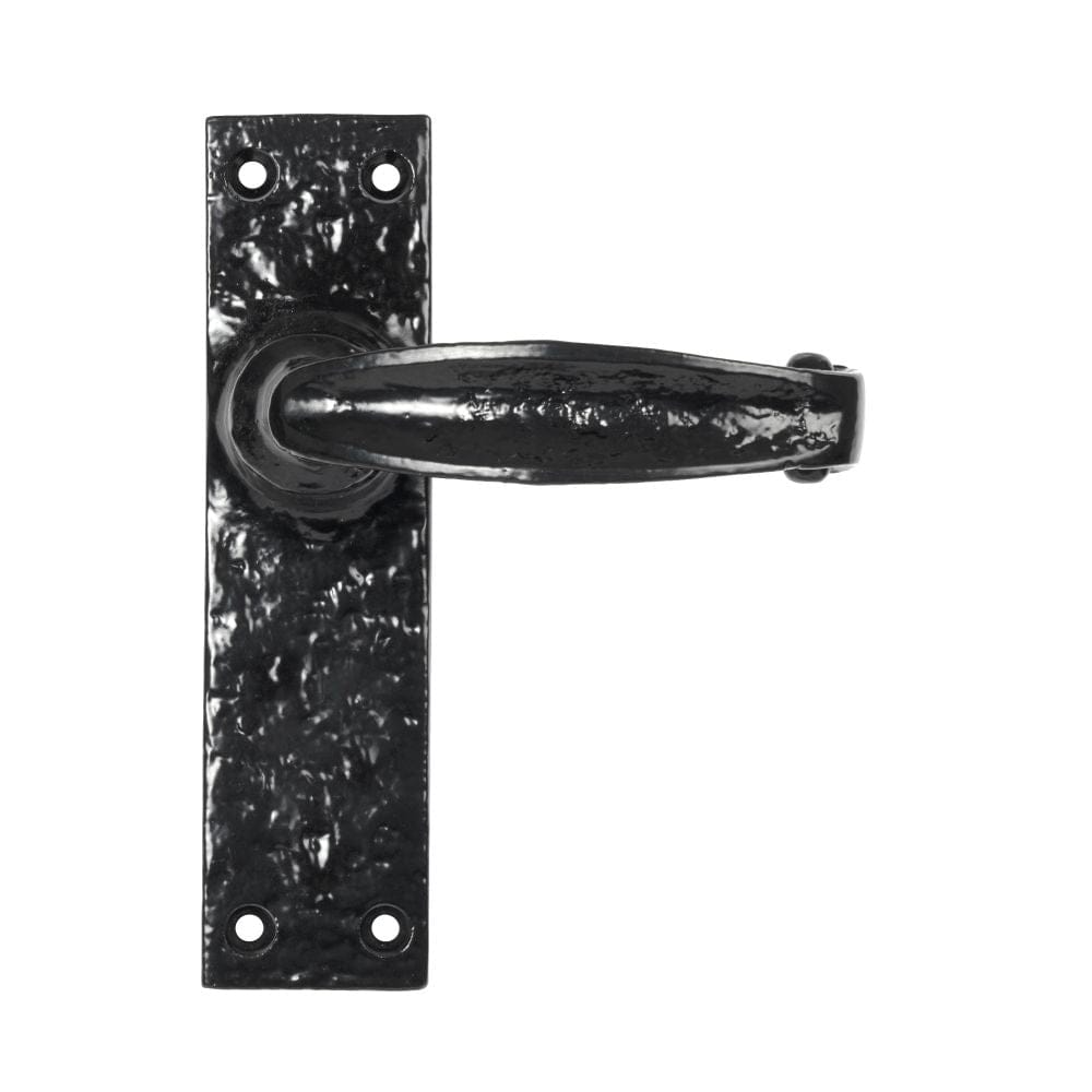 From The Anvil Door Furniture Black / Latch Handles From The Anvil - Black Lever Latch Set