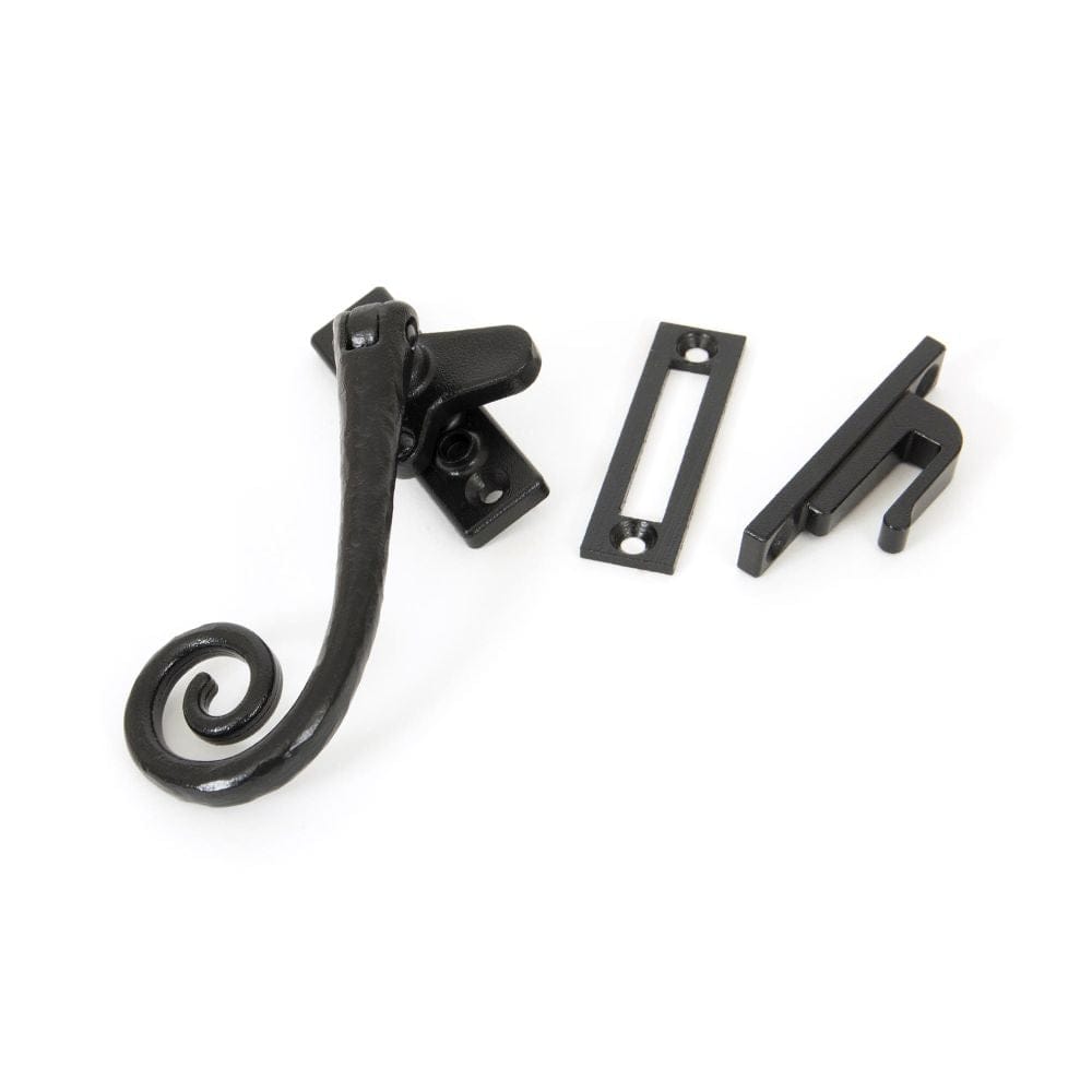 From The Anvil Window Furniture Black / Yes / Mortice & Hook Place From The Anvil - Black Locking Deluxe Monkeytail Fastener - LH