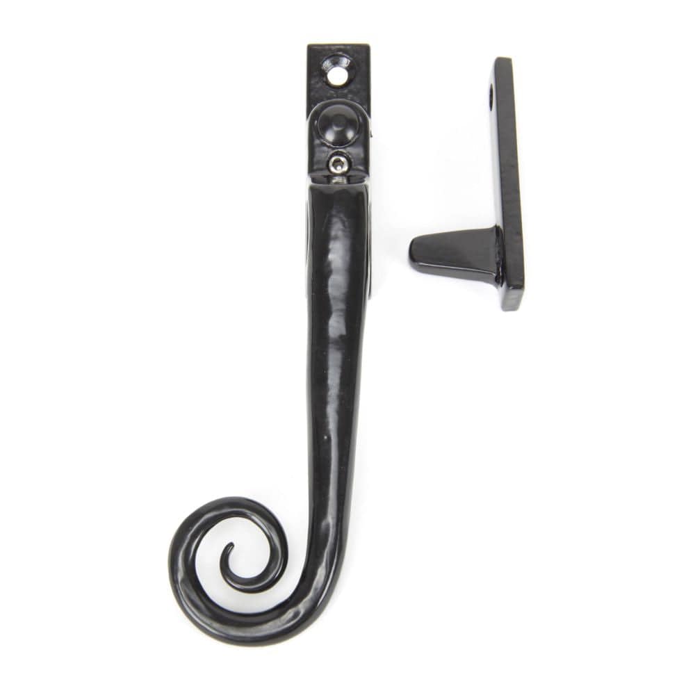From The Anvil Window Furniture Black / Yes / Night Vent From The Anvil - Black Locking Night-Vent Monkeytail Fastener - LH