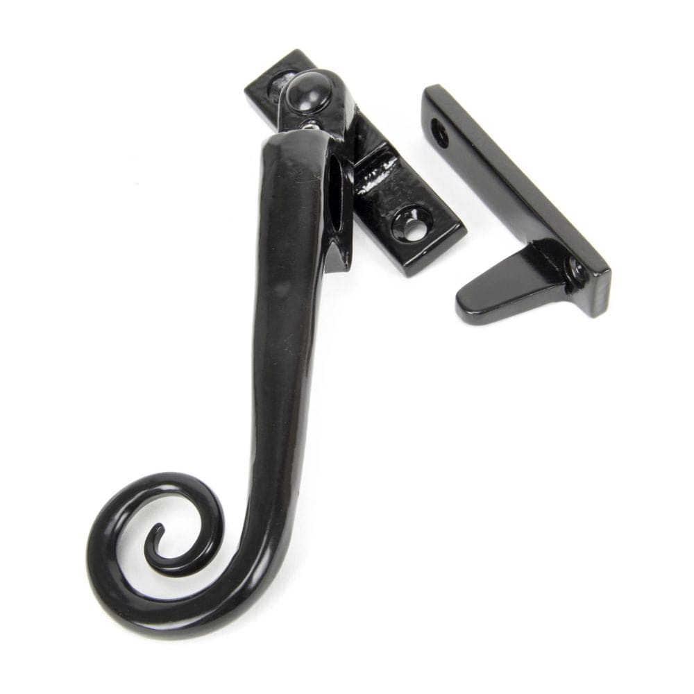 From The Anvil Window Furniture Black / Yes / Night Vent From The Anvil - Black Locking Night-Vent Monkeytail Fastener - LH