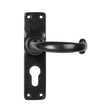 From The Anvil Door Furniture Black / Euro Profile Lock Handles From The Anvil - Black MF Lever Euro Lock Set