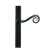 From The Anvil Door Furniture Black / Multi Point Latch Set From The Anvil - Black Monkeytail Slimline Lever Espag. Latch Set - RH