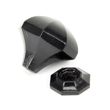 From The Anvil Cabinet Hardware Black / Cabinet Knobs / Large From The Anvil - Black Octagonal Cabinet Knob - Large