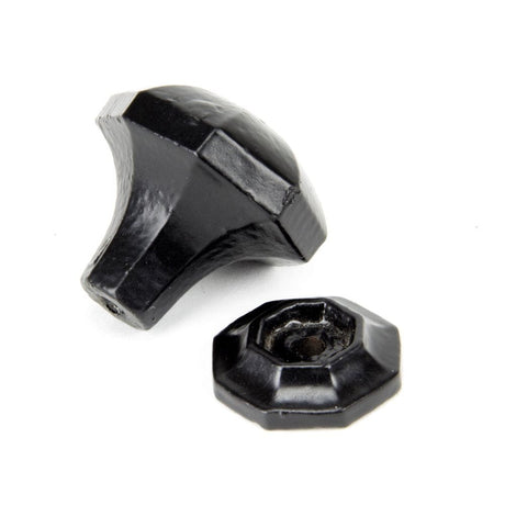 From The Anvil Cabinet Hardware Black / Cabinet Knobs / Small From The Anvil - Black Octagonal Cabinet Knob - Small