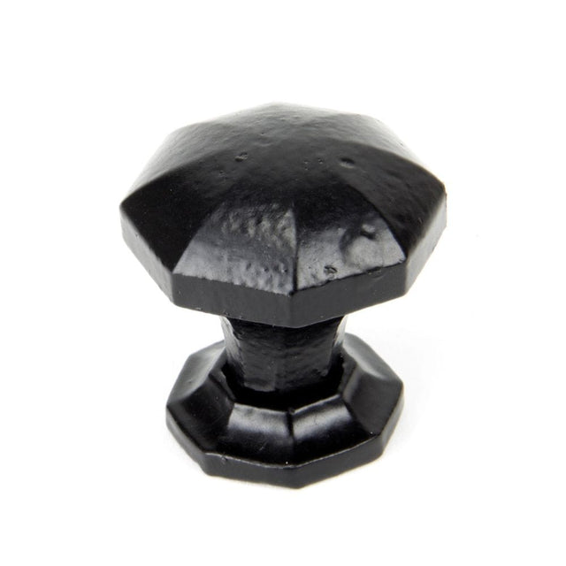 From The Anvil Cabinet Hardware Black / Cabinet Knobs / Small From The Anvil - Black Octagonal Cabinet Knob - Small