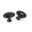 From The Anvil Cabinet Hardware Black / Cabinet Knobs From The Anvil - Black Oval Cabinet Knob