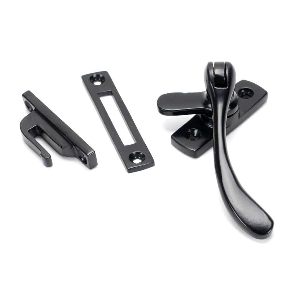 From The Anvil Window Furniture Black / No / Mortice & Hook Place From The Anvil - Black Peardrop Fastener
