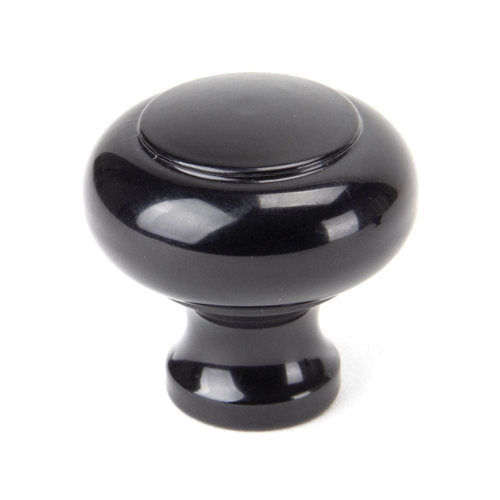 From The Anvil Cabinet Hardware Black / Cabinet Knobs / Large From The Anvil - Black Regency Cabinet Knob - Large