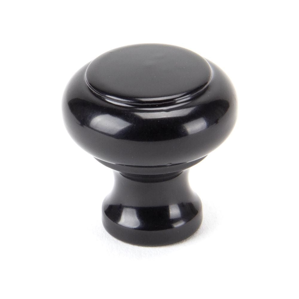 From The Anvil Cabinet Hardware Black / Cabinet Knobs / Small From The Anvil - Black Regency Cabinet Knob - Small