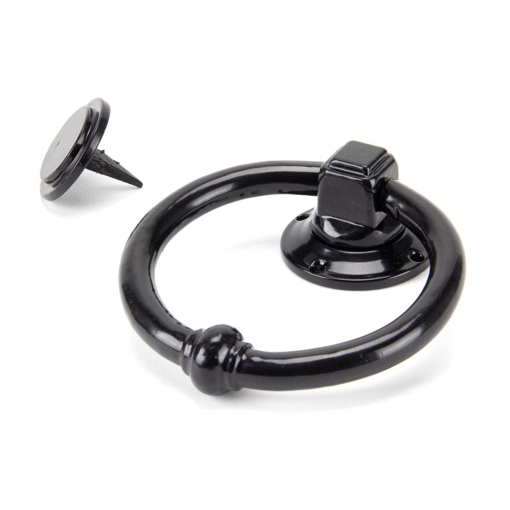 From The Anvil Door Furniture Black From The Anvil - Black Regency Door Knocker