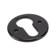 From The Anvil Door Furniture Black / Euro Profile Escutcheons From The Anvil - Black Regency Euro Escutcheon