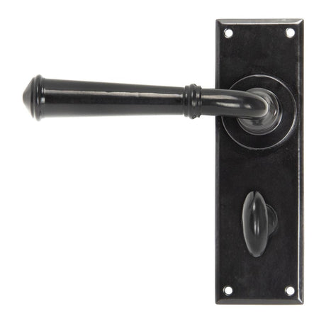 From The Anvil Door Furniture Black / Bathroom Lock Handles From The Anvil - Black Regency Lever Bathroom Set