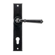 From The Anvil Door Furniture Black / Multi Point Lock Set / 92mm c/c From The Anvil - Black Regency Lever Espag. Lock Set