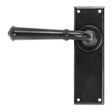 From The Anvil Door Furniture Black / Latch Handles From The Anvil - Black Regency Lever Latch Set