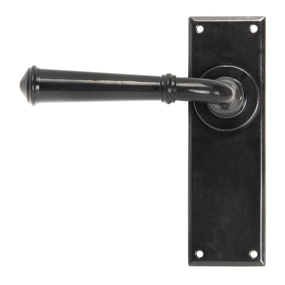 From The Anvil Door Furniture Black / Latch Handles From The Anvil - Black Regency Lever Latch Set