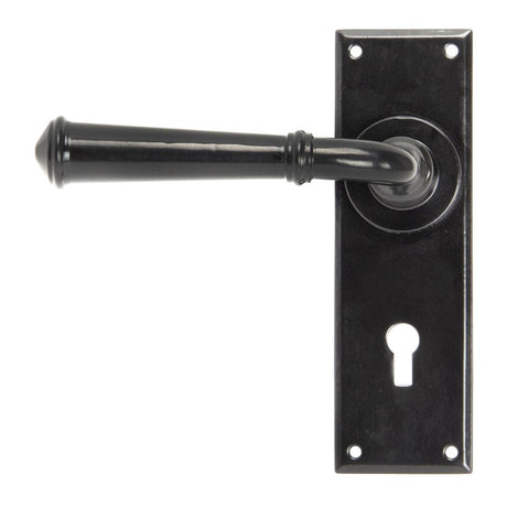 From The Anvil Door Furniture Black / Std. Lock Handles From The Anvil - Black Regency Lever Lock Set
