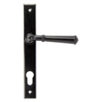 From The Anvil Door Furniture Black / Multi Point Lock Set / 92mm c/c From The Anvil - Black Regency Slimline Lever Espag. Lock Set